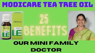 MODICARE TEA TREE OIL  మెడికేర్ టీ ట్రీ ఆయిల్  25 BENEFITS [upl. by Eedia]