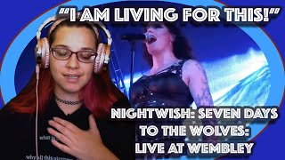 Bartender Reacts I am LIVING for this Nightwish Seven Days to the Wolves Live at Wembley [upl. by Ias]