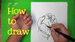 Contour line drawing  How to Draw  Jasey Crowl [upl. by Yetta]