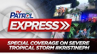 TVP Express ABSCBN News Special Coverage on Severe Tropical Storm Kristine  ANC [upl. by Omrellig]