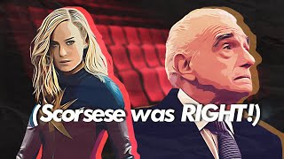 I saw The Marvels and Scorsese was RIGHT [upl. by Ilhsa]