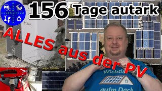 Endlose Sommer Autarkie mit unserer Photovoltaikanlage mit Speicher  dann kam das plötzliche Ende [upl. by Cesar]