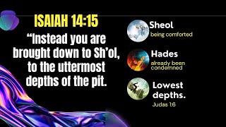 Instead you are brought down to shol to the uttermost depths of the pit ReadScripture [upl. by Enelyt750]