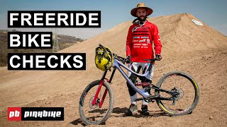 8 Freeride Bike Checks From Freeride Fiesta [upl. by Annitsirhc]