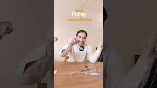 How pulley balanced on string Shortsviralvideo [upl. by Cristal134]