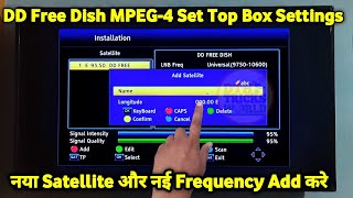 dd free dish satellite setting  mpeg4 set top box settings  mpeg4 set top box free dish frequency [upl. by Ramoh42]