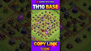 Unbeaten TH10 BASE Design in the world ✨ [upl. by Retloc]