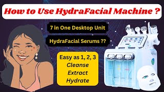 Hai Feixiu 14 in 1 Hydrafacial Machine installation and operation video [upl. by Renrag857]