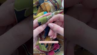 How to slipstitch memade sewingtutorial sewingtips [upl. by Esenej]