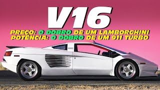 O Veyron dos anos 80 e sua história bizarra de Stallone a Van Halen CizetaMoroder V16 T [upl. by Adile]