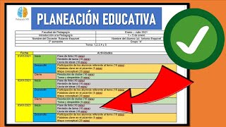 TUTORIAL Cómo Hacer una PLANEACIÓN DIDÁCTICA 2022  Pedagogía [upl. by Mady667]