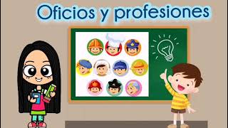 Oficios y profesiones para niños AprendeEnCasaIII preescolar ¿Qué quieres ser cuando seas grande [upl. by Nosyd552]