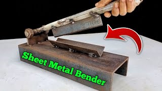 Sheet Metal Bender  metal sheet bending tool [upl. by Leisam]