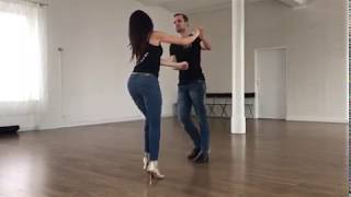 Bachata basic  Studio Tańca Anna Kowalska [upl. by Tsai448]