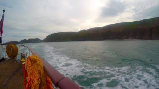 Lundy Island to Bideford quay on the MS Oldenburg March 2017 [upl. by Searle]