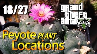 GTA 5  Peyote Plant Locations 1827 [upl. by Nohsram]