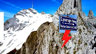 Wandern am Abgrund vom Säntis über Lisensengrat zum Rotsteinpass [upl. by Sotsirhc]