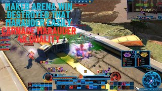 SWTOR  PVP Makeb Arena Win Carnage Marauder Destroyed that Marauder easily [upl. by Hinckley]