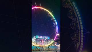 Crazy Looping Coaster Ring Of Fire Carnival Ride fun summer rollercoaster viral shorts [upl. by Schwenk]