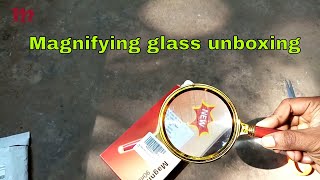 Magnifying glass 90mm unboxing [upl. by O'Dell]