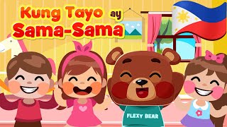 The More We Get Together in Filipino  Awiting Pambata Nursery Rhymes [upl. by Cressi638]