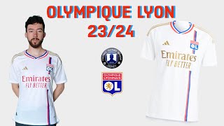 Olympique Lyon 202324 Home Jersey Unboxing  PLAYER VERSION 24FCShop olympiquelyonnais [upl. by Emeric]