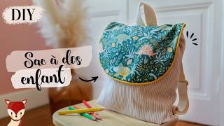 TUTO  On coud un sac à dos enfant pour la crèche ou la maternelle [upl. by Serene708]