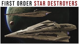 Early First Order STAR DESTROYERS and Star Wars Concept Art Analyzed [upl. by Lottie]