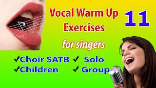 Vocalization 11  Vocal Warm ups  Voice Lesson  Choir Vocalization [upl. by Nerb200]