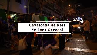 Cavalcada de Reis de Sant Gervasi 2024 [upl. by Jasper]