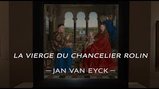 La restauration de La Vierge du chancelier Rolin chefdœuvre de Jan Van Eyck [upl. by Ainnat]