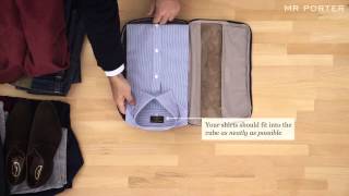 How To Pack With Tumi  MR PORTER [upl. by Goda]