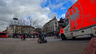 Walkthrough Aachen Hauptbahnhof Shopping Streets Bus Ride and More  4k 60fps Video  2024 [upl. by Kciregor]