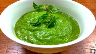 Dhaniya Phudine ki Chatni  Green Chutney  धनिये पुदीना की चटनी  Mint Chutney [upl. by Cerf]