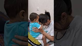 Divya ne ki Yashika ki pitai 🤣🤣 kidsvideo masti cutebaby funny cute comedy shorts short [upl. by Laroc755]