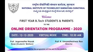 ONLINE ORIENTATION PROGRAMME 2020 [upl. by Whitby]