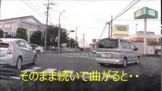 【車載映像】 典型的な右直事故  Common accident mechanism [upl. by Nicholl297]