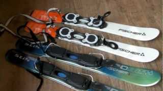 Review Fischer Web 90 versus Micro Stix 90 skiboards [upl. by Burris]