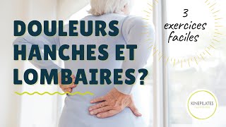 3 Exercices faciles pour libérer les douleurs hanches et lombaires [upl. by Doolittle899]