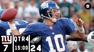 Giants vs Eagles A Classic NFC East 4th Quarter Comeback  NFL Throwback [upl. by Razec]