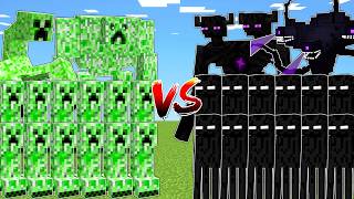 CREEPER ARMY vs ENDERMEN [upl. by Fredrick]