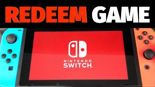 How to Redeem a Game Code on Nintendo Switch [upl. by Weibel540]