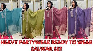 HEAVY PARTYWEAR READY TO WEAR SALWAR SET [upl. by Samuela520]