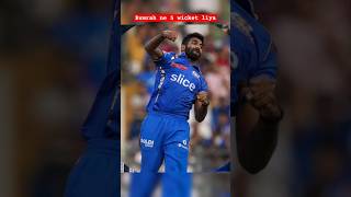 Mumbai versus RCB bumrah ne RCB ke khilaf 5 wicket lekar Mumbai ko match jita bumrah sports [upl. by Licec122]