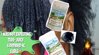 BENTONITE CLAY amp ACTIVATED CHARCOAL FOR 4C HAIR NATURAL HAIR MASK SOUTH AFRICA [upl. by Gausman]