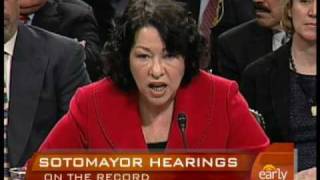 Sotomayor Defends Herself [upl. by Gimble]