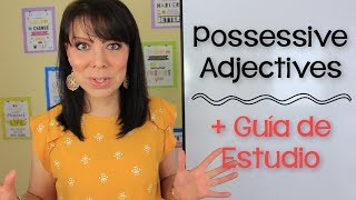 CÓMO USAR LOS ADJETIVOS POSESIVOS EN INGLÉS [upl. by Ellainad]