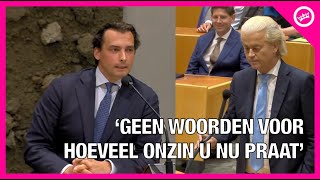 Geert Wilders Thierry Baudet is knettergek met zn 911 en maanlandingcomplotten [upl. by Atena]