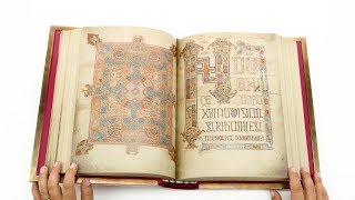 Lindisfarne Gospels  Facsimile Editions and Medieval Illuminated Manuscripts [upl. by Nyla]