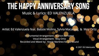 The Happy Anniversary Song  Ed Valenzuela feat Babsie Molina Sylvia Macaraeg amp Moy Ortiz [upl. by Sidoma]